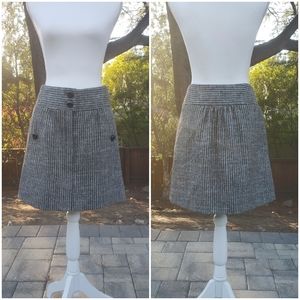 Anthropologie Taikonhu Wool Skirt Size 4, Grey